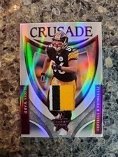 2007 Leaf Rookies & Stars Crusade Purple Materials Prime 21/25 Hines Ward