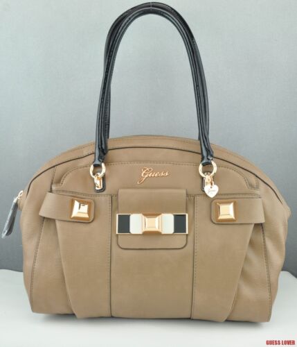 New Trend GuEsS Limited Handbag Ladies Isia Bag Camel Multi Satchel Tote - Afbeelding 1 van 1