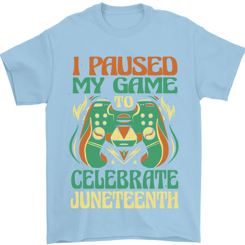 Camiseta para hombre Juneteenth Gamer para videojuegos 100 % algodón - Imagen 54 de 95