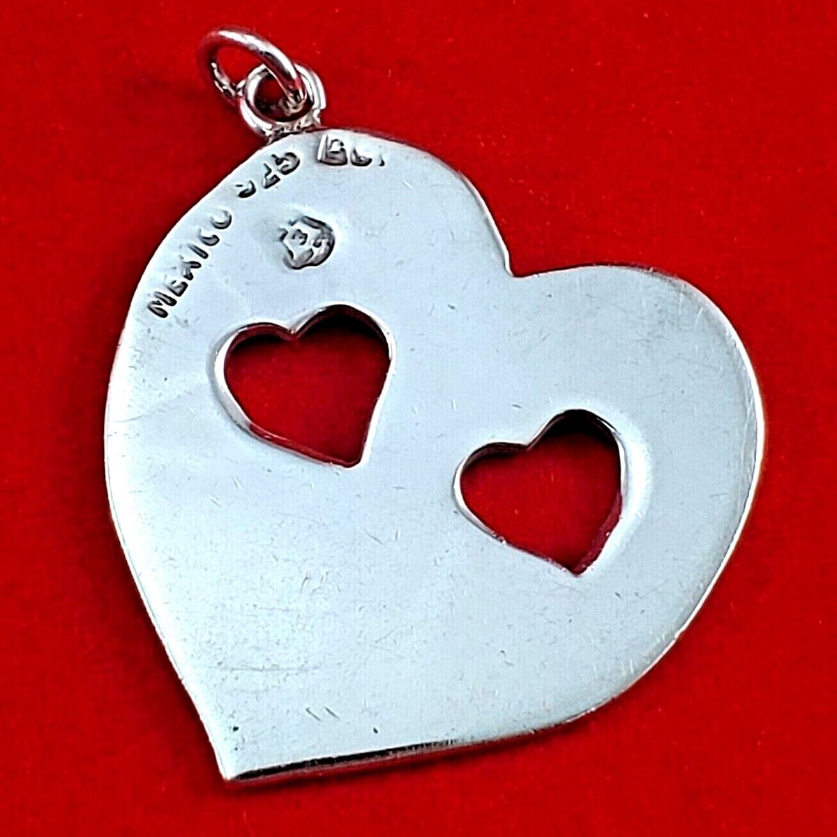 シルバー925 ビンテージ ネックレス MEXICO TAXCO ペンダント Vintage Mexican Taxco Silver .925 #3 Eagle Hallmark Heart Pendant