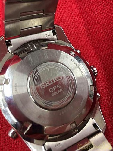 Seiko Astron 7x52-0AA0 Titanium GPS Solar Quartz Watch 45mm From Japan C - Picture 5 of 6