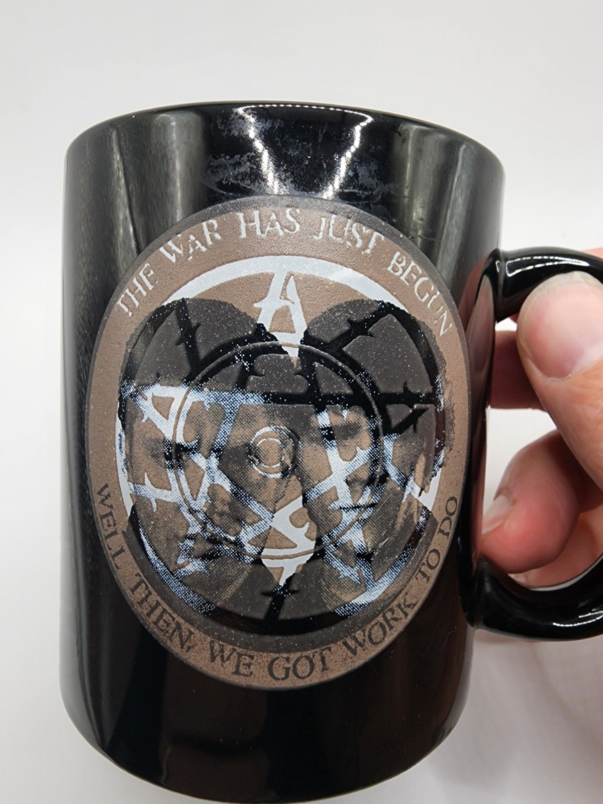 Supernatural M Ware Coffee Mug Heat Changing Design The War Has Just Begun