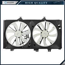 Electric Radiator Condenser Fan Assembly For 2012 2013 2014 15-17 Toyota Camry