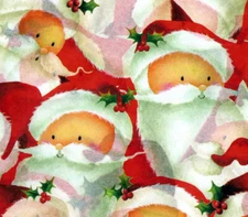 Jolly Santa Christmas Tissue Paper # 928 ~ 10 Large Sheets