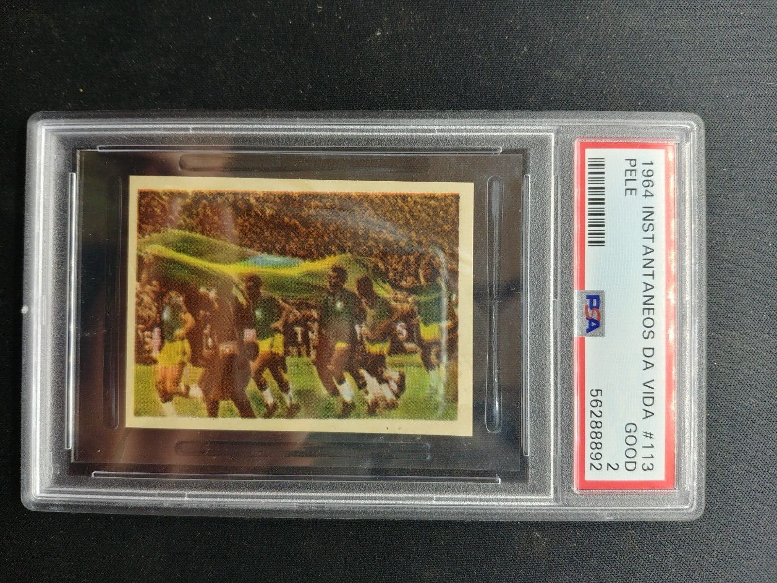 Pele #113 Soccer Cards 1964 Instantaneos DA Vida Do Rei Pele trading card — raw and PSA graded price guide