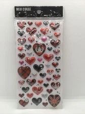 3D Glitter Crystal Gem Stone Puffy Bubble Sticker Scrapbooking Craft For Kids