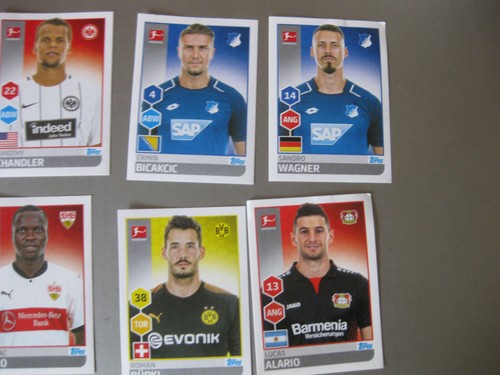Sticker Bilder Kollektion Bundesliga Fussball 2017- 2018 15 Stück - Bild 3 von 5