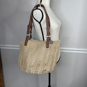 sak silverwood crochet shopper