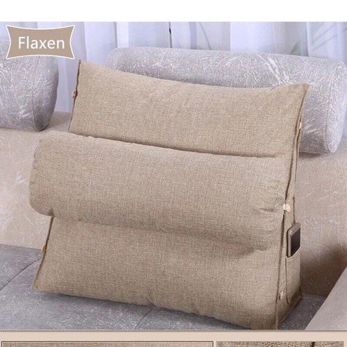 Bettlehne Lesekissen Keilabsatz Rückenlehne Lounge Sofa Kissen Sitzbettkissen - Bild 21 von 34