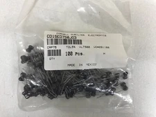 NEW Bag of 100 Cornell Dubilier CD15ED750J03 Silver Mica Capacitor 75pF 500V