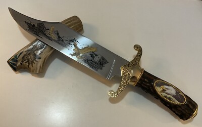 Franklin Mint The American Eagle Bowie Knife Ronald Van Ruyckevelt