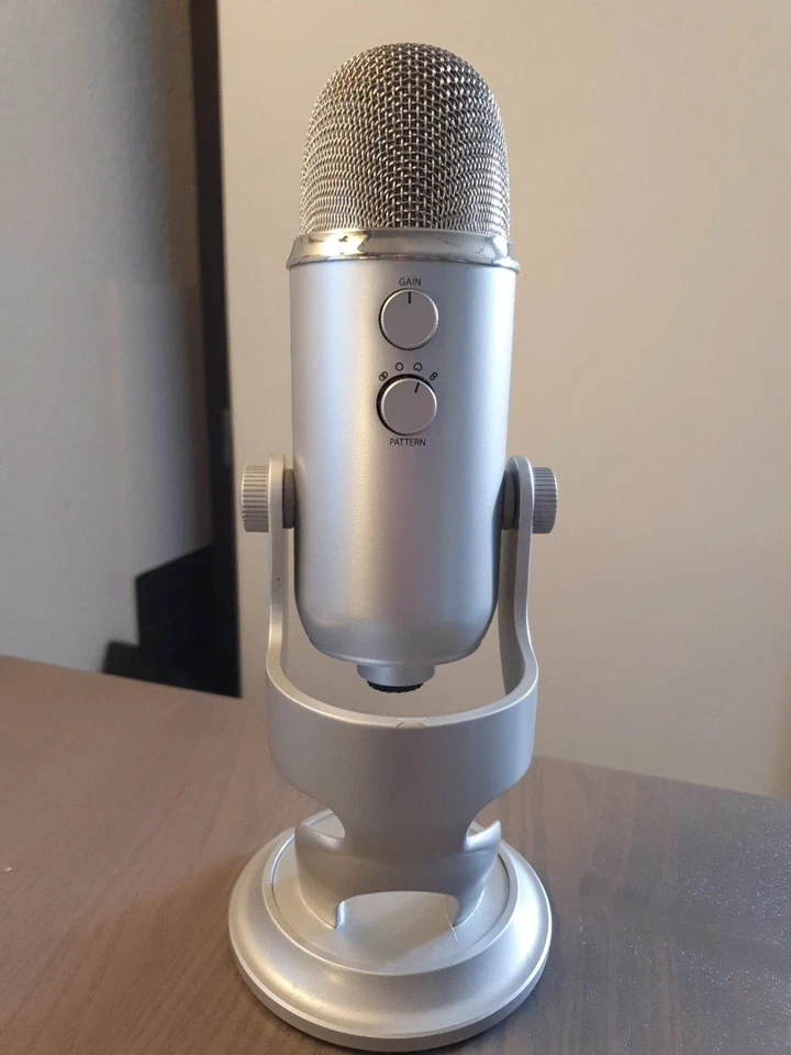 Blue Yeti USB-Mikrofon Silber - Bild 3 von 4