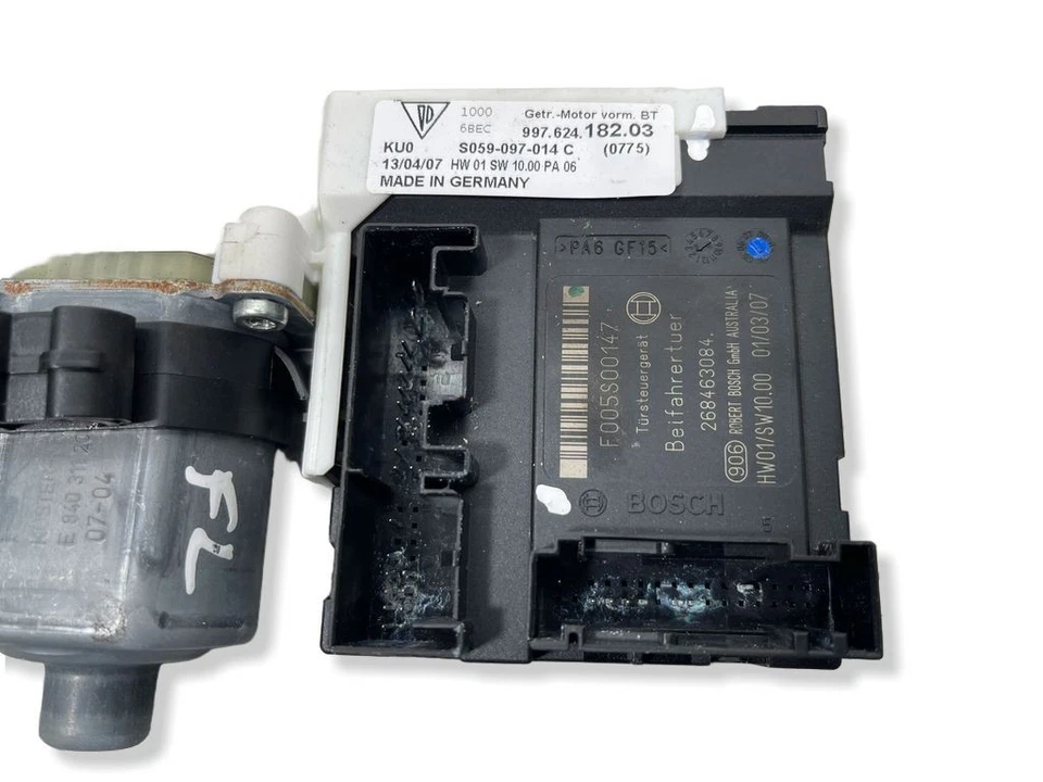 Regulador ventana trasera pasajero Porsche Boxster 987 2005-2012 99762418203 Foto 4 de 4