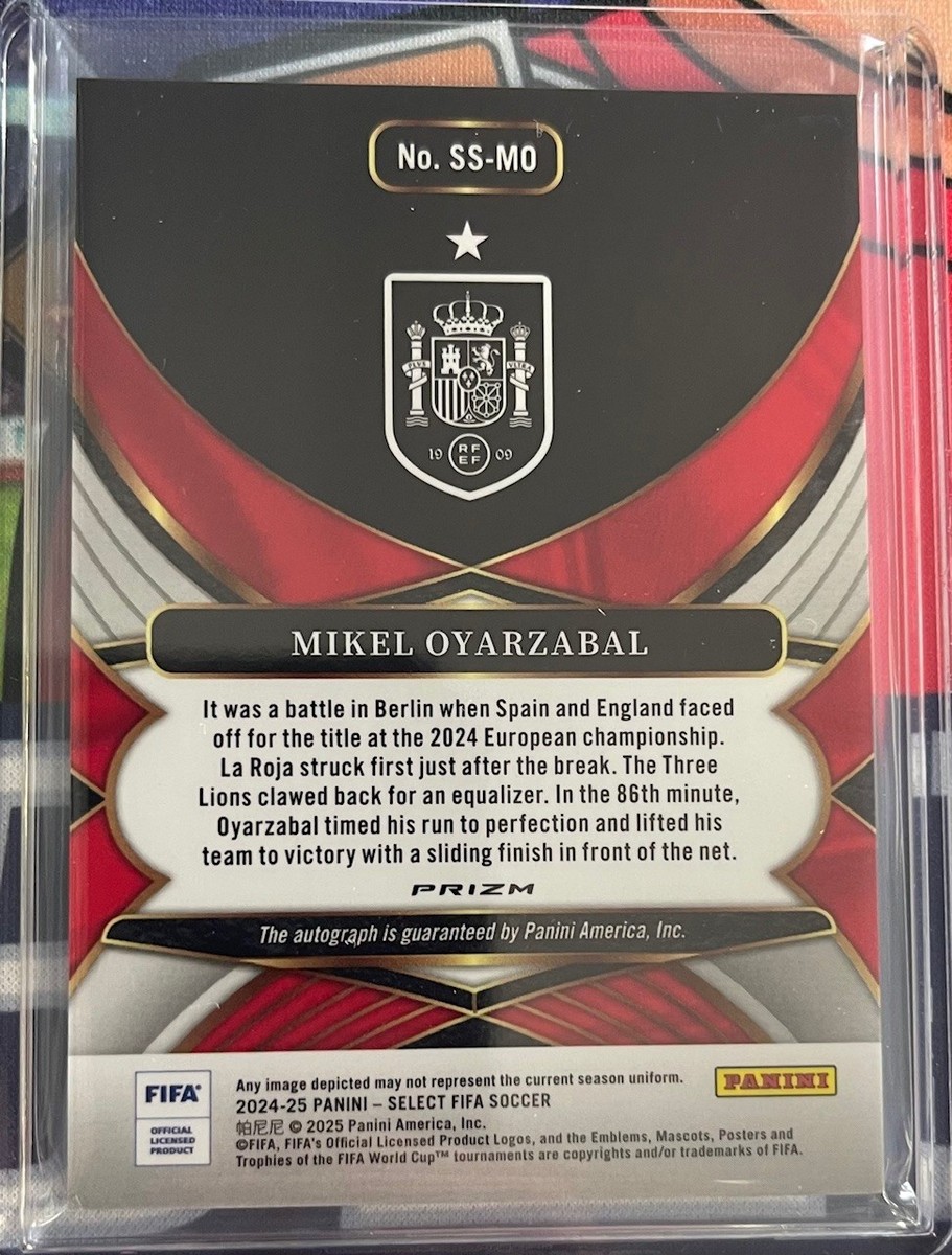 2024-25 Panini Select Fifa Soccer - Mikel Oyarzabal Autograph | eBay