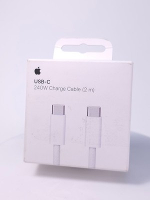 Genuine Apple 240W USB-C Charge Cable Braided 2m/6Ft - Open-Box