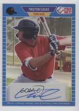 2021 Leaf Pro Set Metal 1989 Blue Rainbow 22/35 Triston Casas #PA-TC1 Auto uk2