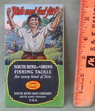 Super Rare 1927 South Bend Pocket Catalog, 6" x 3.5", 20 Pgs, +Fold-Out