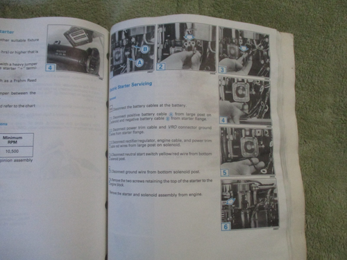 Johnson Evinrude outboard Service Manual 1991 60 deg Loop V Models 150, 1751 - Bild 8 von 9