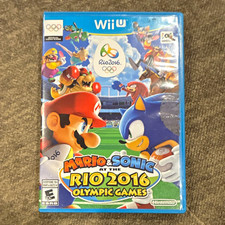 Nintendo Mario & Sonic Rio 2016 Olympic Games Wii U 2016 Tested and Working 