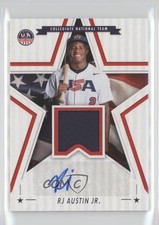 2025 Panini Stars and Stripes Signature Materials RJ Austin Jr #SSM-RA Auto 1r6m