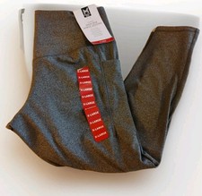 NWT Member's Mark Ladies Everyday High-Rise Ankle Legging Heather Charcoal XL