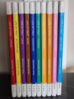Life of Fred Elementary 10 book set used in good condition