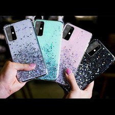 Case For Huawei P40 Pro Bling Glitter Clear Shockproof Gel Soft Phone Cover