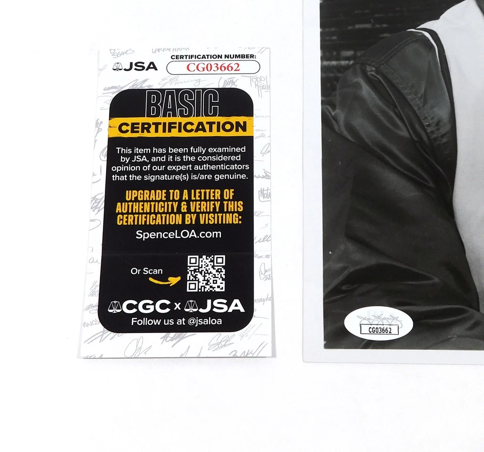 Early Wynn Signed 8 x 10 B&W Photo Indians JSA Auto - Image 3 of 3