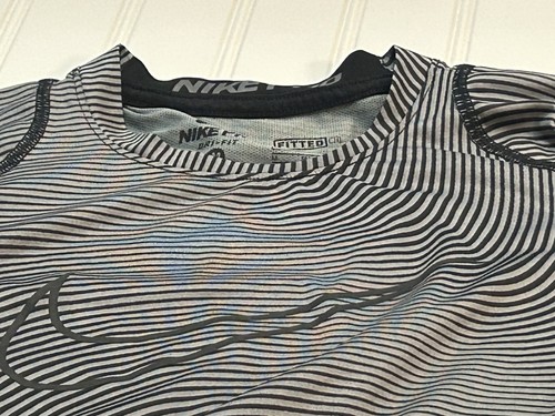 Nike Pro Boys Dri-Fit Fitted Shirts Youth Size Medium Lot (2), Nike Logo GUC - Picture 6 of 16