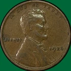 1924 Lincoln Wheat Cent Extremely Fine XF Coin #40944