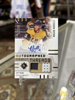 2024-25 Ultimate Collection Debut Threads Mason Morelli RC Patch Auto SP /199!!!
