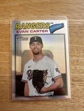 2026 Topps Heritage - Evan Carter #244 Chrome Refractor