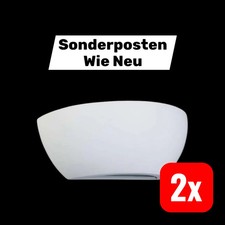Lindby Wandleuchte Felia Gipsleuchte weiß Wandleuchte Wandlicht LED 2 STÜCK