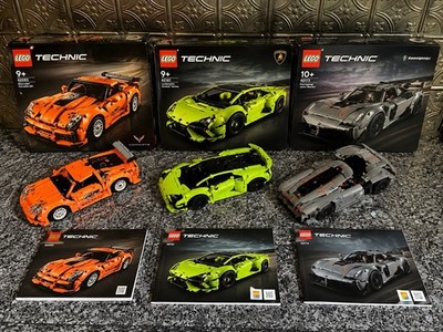 LEGO Technic Supercar Lot of 3 Ferrari Lamborghini McLaren w/ Boxes Manuals