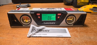 #ad Husky 10 in. Digital Level Electronic Angle Finder Open Box Tested Working $34.90