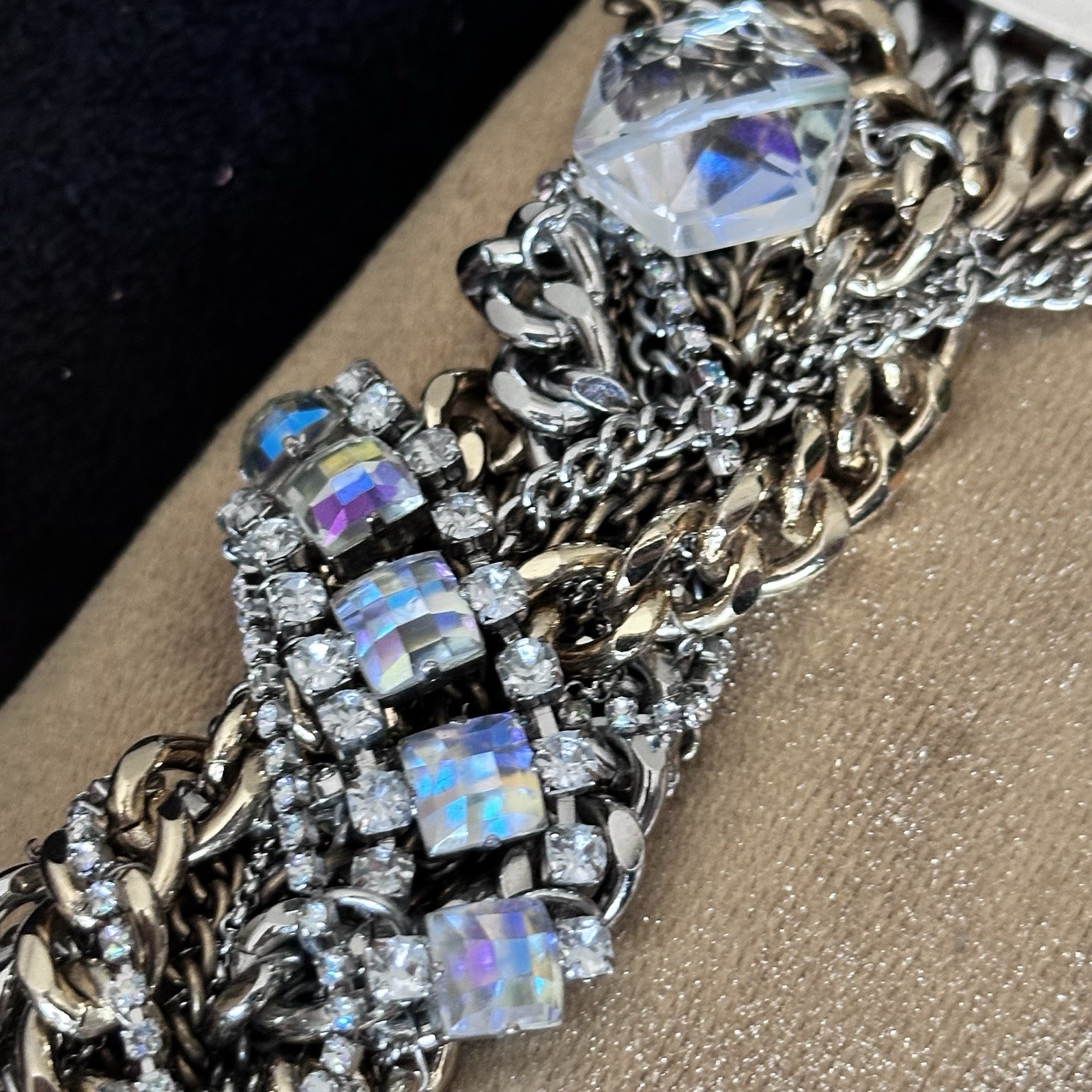 Handmade Bracelet Statement Multi Strand Chain Re… - image 7