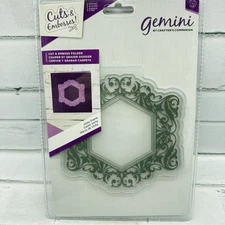 Gemini Crafters Companion Cut & Emboss Folder Vichy Frame