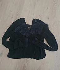 Bluse mit Spitze in Schwarz von Forever 21 (G...