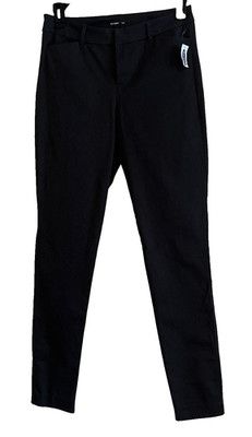Old Navy Women s 10 Tall Pixie Skinny Pants Charcoal Gray Pockets Mid Rise City