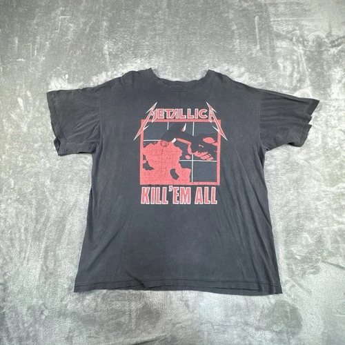 Metallica Kill’Em All Concert Tour Shirt XL Gra 1990s vintage concert t-shirt, vintage, size XL, single stitch, B+ condition