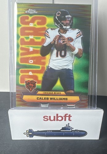 2025 Topps Chrome - Power Players Caleb Williams #PP-7