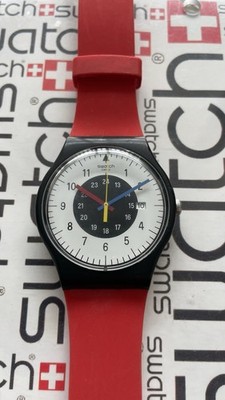 Swatch Watch - SO32B401 - ROUGE & NOIR SO32B401-STD - ROUGE & NOIR - Swatch® United States main image 4