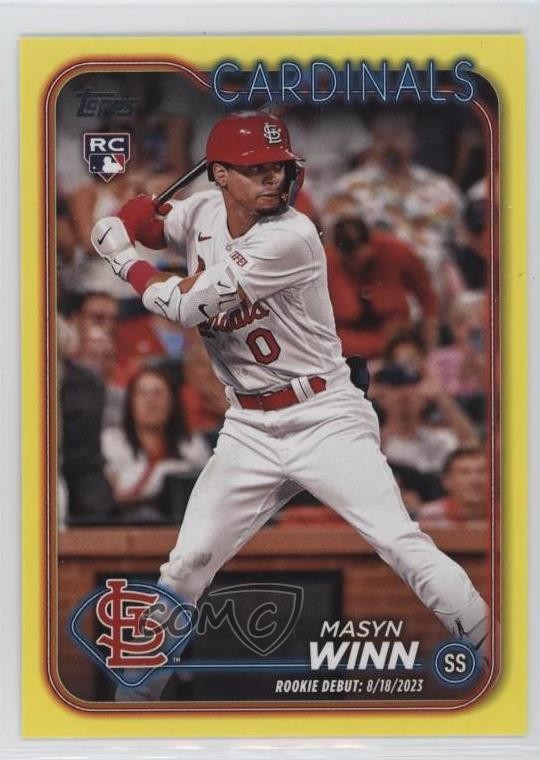 2024 Topps Update Rookie Debut Yellow Masyn Winn #US272 Rookie RC 12g7