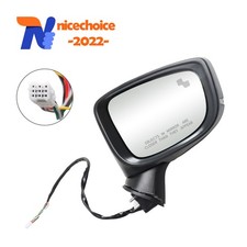 New Passenger Side Mirror Blind Spot Monitor Turn Signal For 2017-2018 Mazda 3 New Passenger Side Mirror Blind Spot Monitor Turn Signal For 2017-2018 Mazda 3