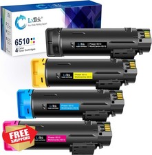LxTek 6510 6515 Toner 4-Pack CMYK for Xerox Phaser WorkCentre 6515