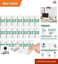 Mini Thermal Printer Paper 20PCS Self-Adhesive Labels for Photos Notes