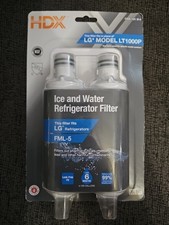 BRAND NEW!! HDX Refrigerator Water Filter Replacement (2-pack) LT1000P