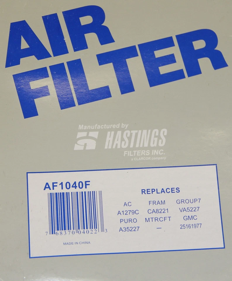 Подходит для 97–05 Chevrolet Oldsmobile Alero Pontiac Grand Am воздушный фильтр AF1040F - Изображение 2 из 2