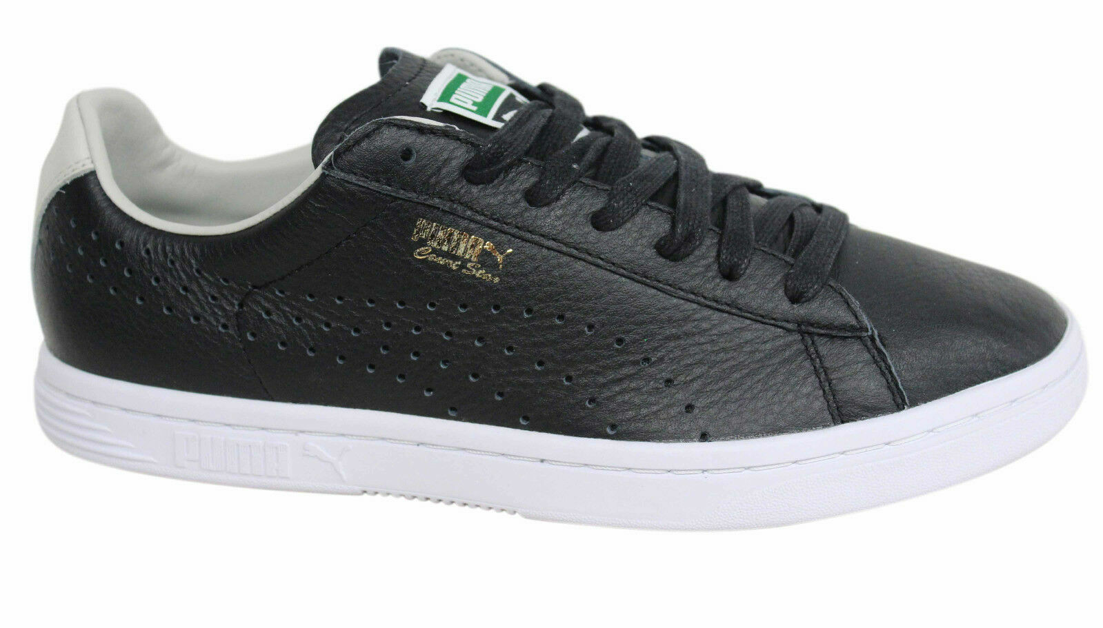 black lace up trainers