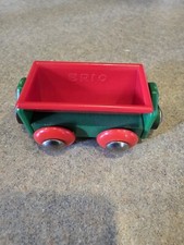 33621 Brio Wooden Train Concrete Wagon Car Red Green Toy Magnetic